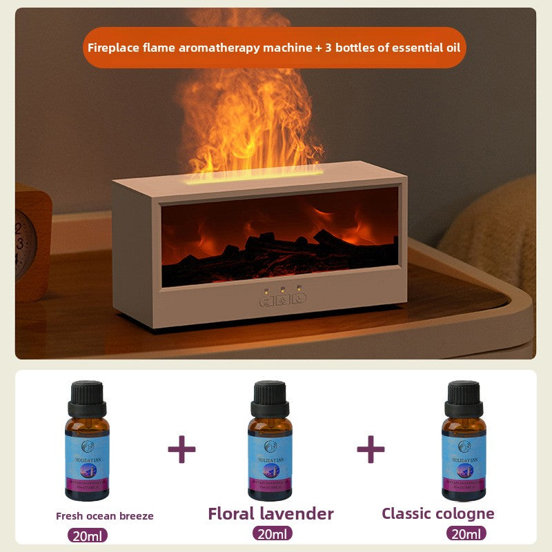 Humidificador de Aromaterapia con Efecto Llama