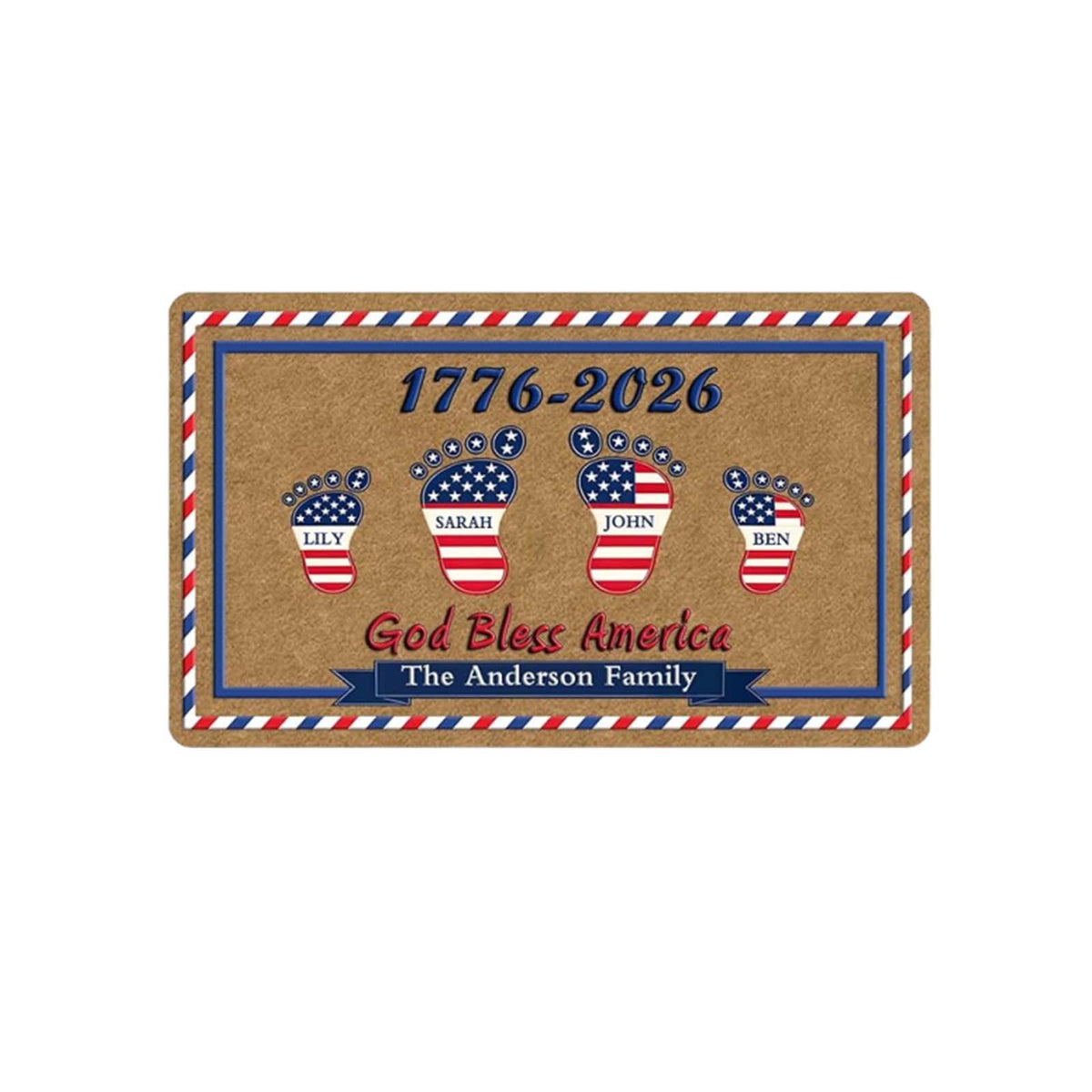 Tapete Absorbente Estilo Americano