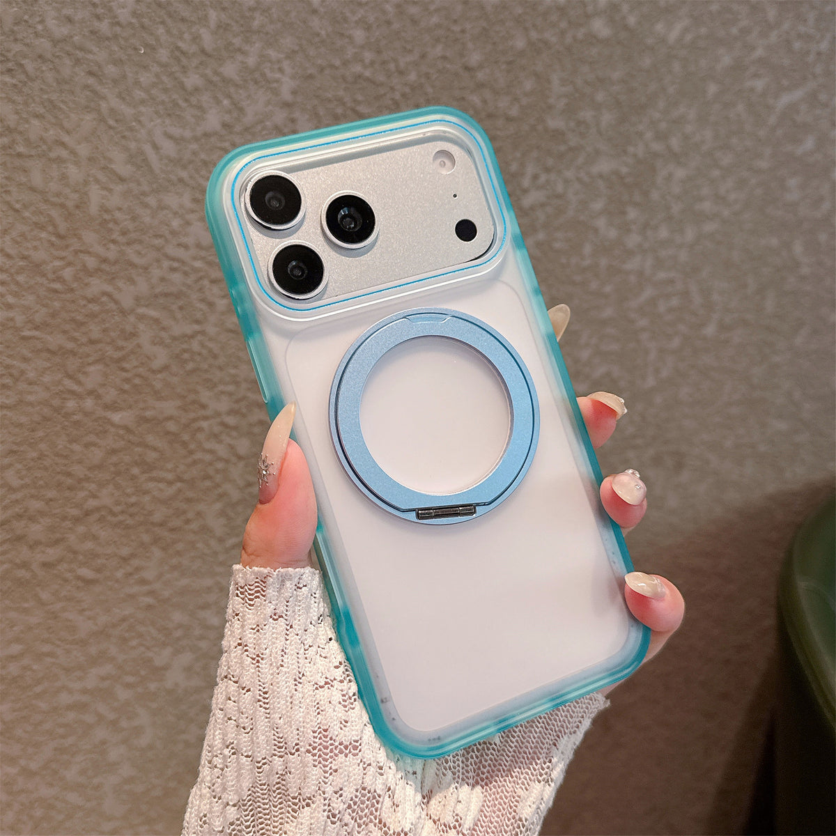 Funda Magnética Mate para Celular con Soporte