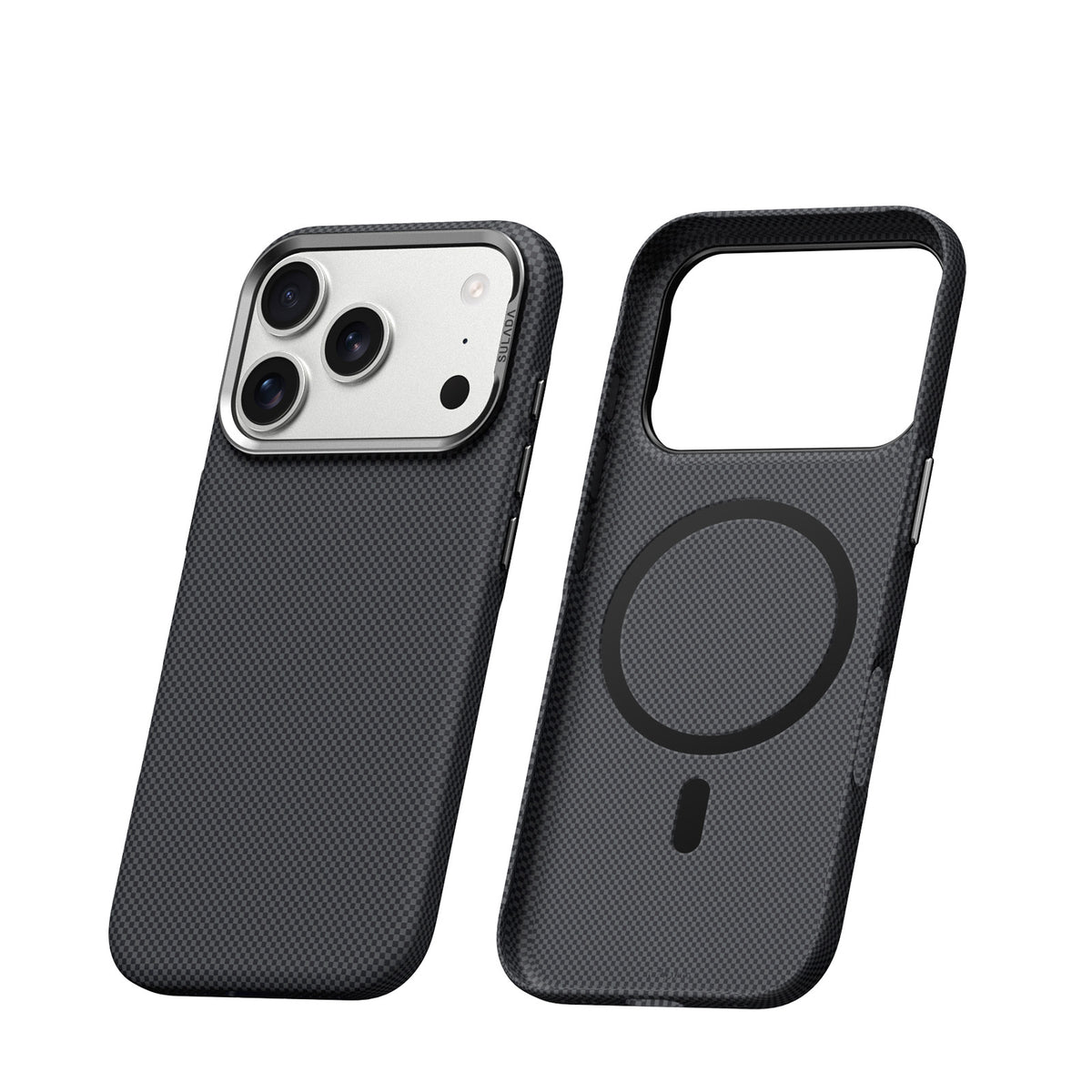 Funda Magnética Tejida para Celular con Soporte Giratorio