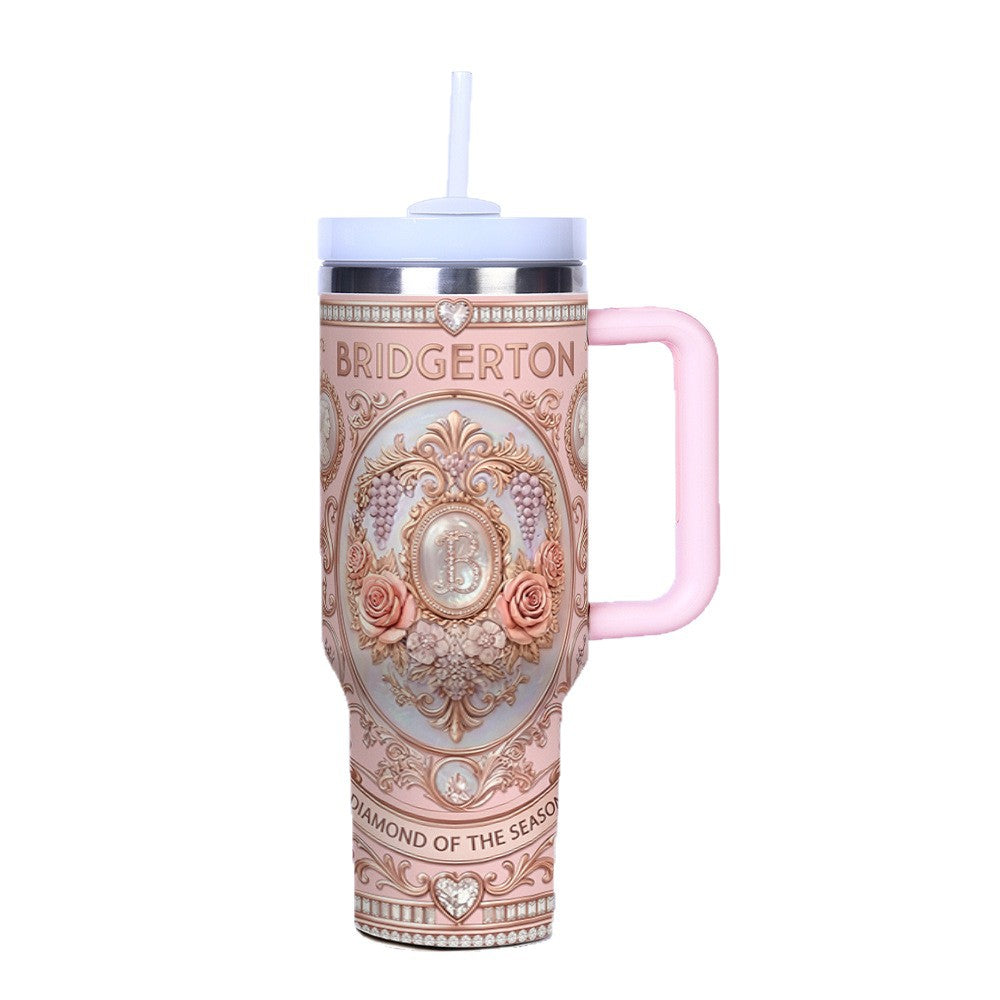 Printed 40 oz Travel Tumbler
