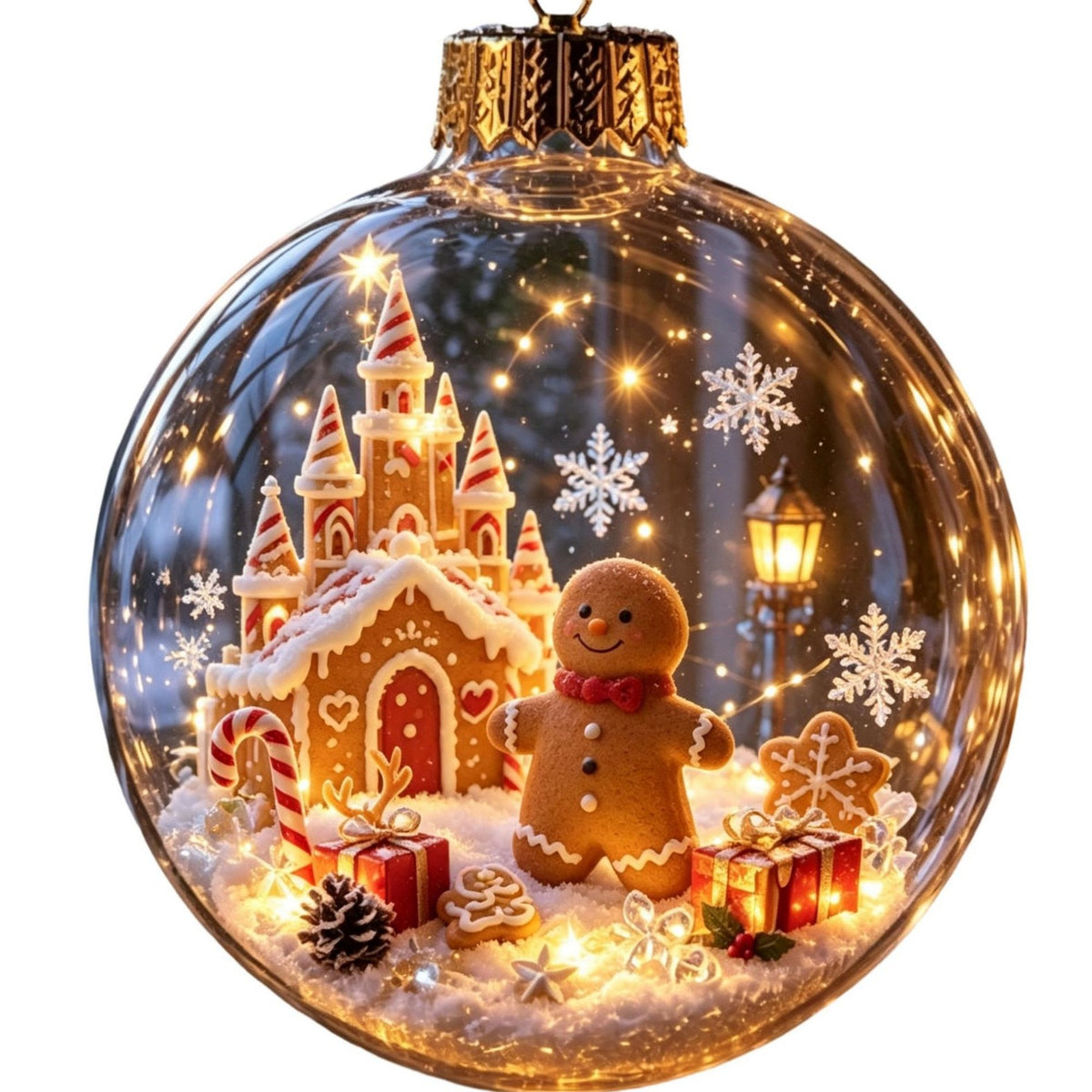 Adorno Navideño de Muñeco de Nieve Personalizado