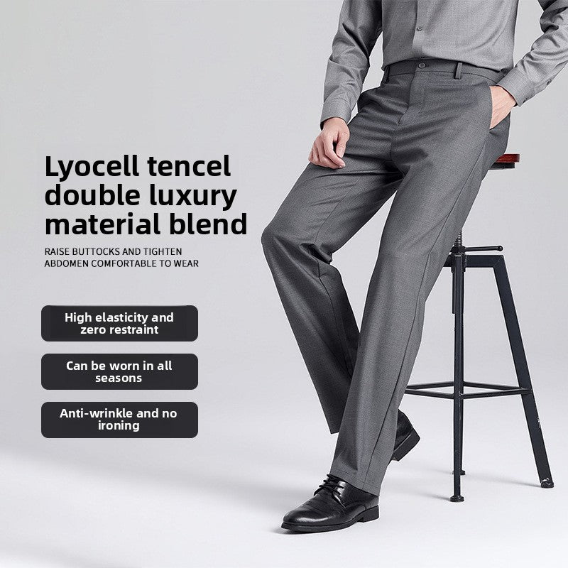 Pantalón Recto Casual de Vestir para Hombre