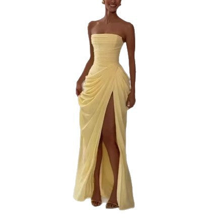 Vestido de Noche con Cinturón