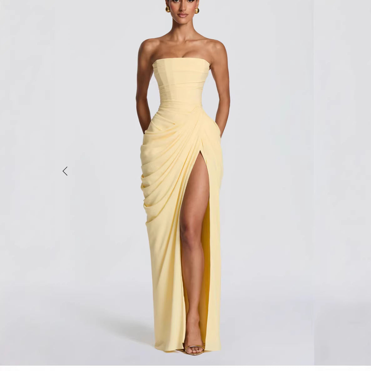 Vestido de Noche con Cinturón