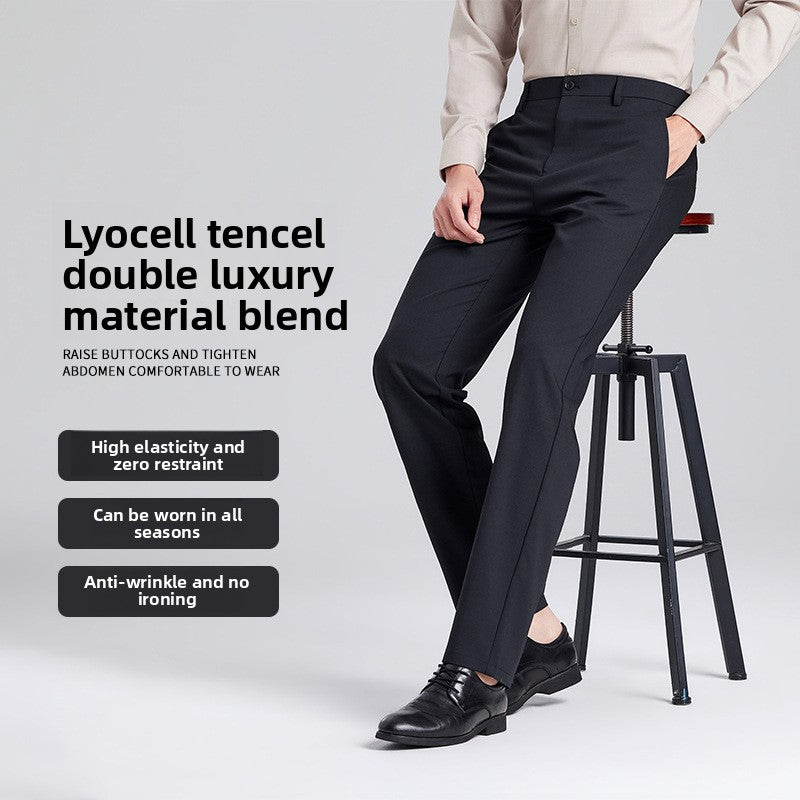 Pantalón Recto Casual de Vestir para Hombre