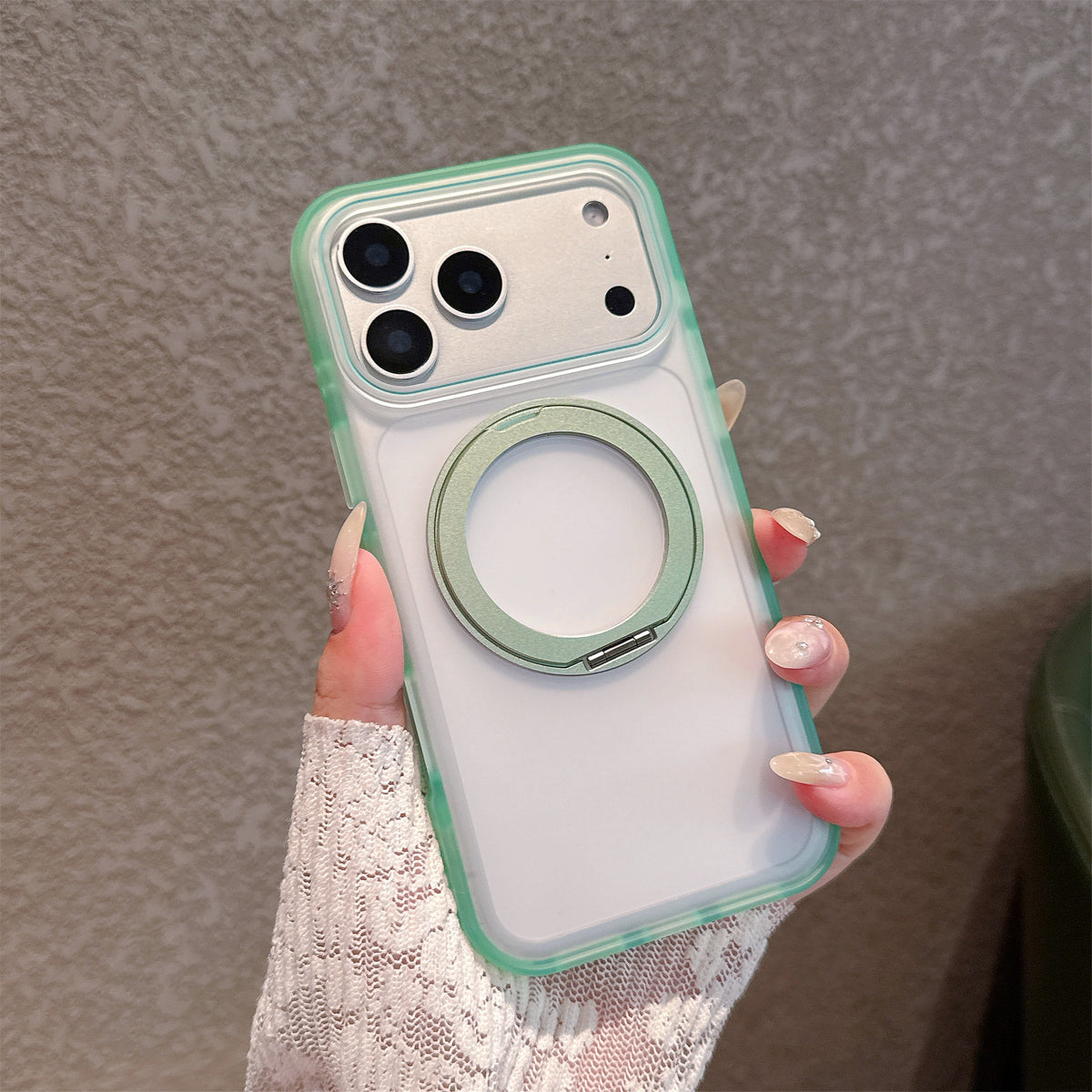 Funda Magnética Mate para Celular con Soporte