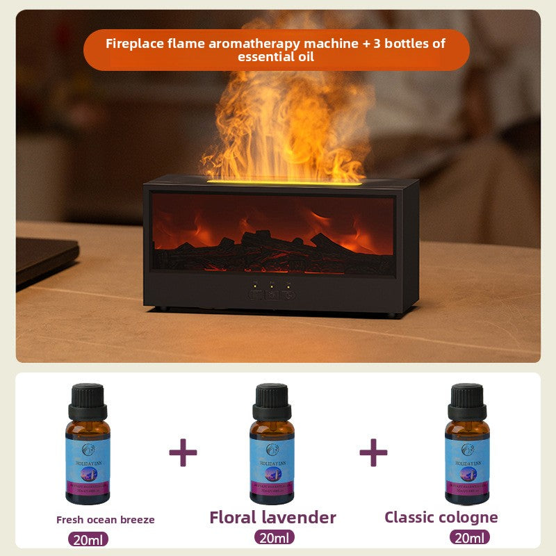 Humidificador de Aromaterapia con Efecto Llama