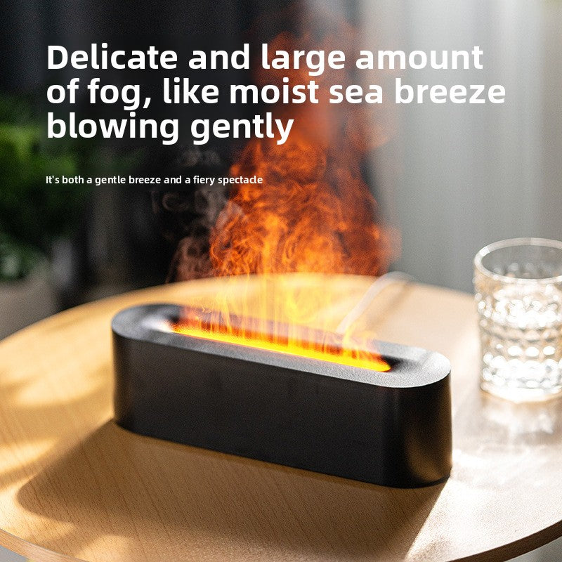 Humidificador de Aromaterapia con Efecto Llama
