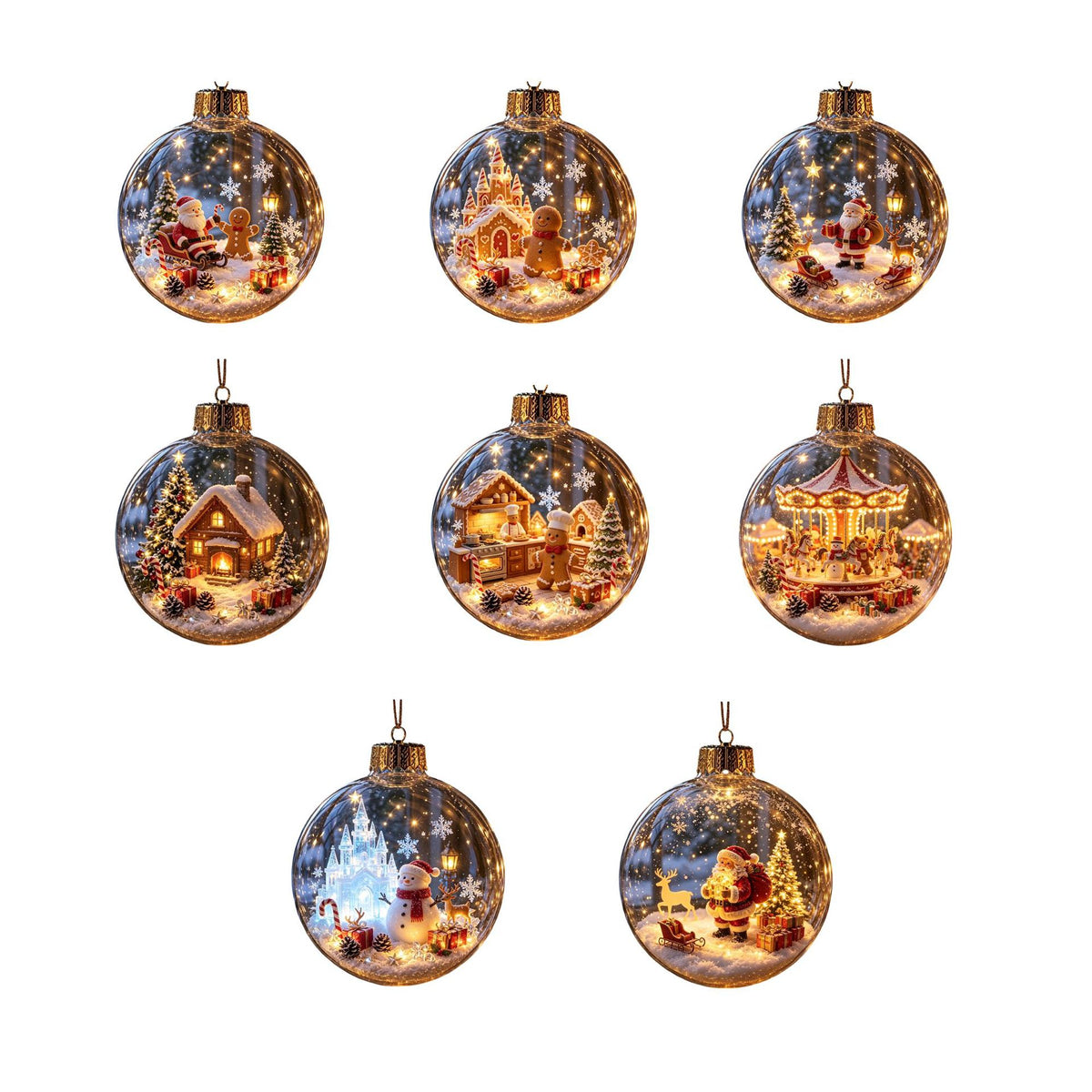 Adorno Navideño de Muñeco de Nieve Personalizado
