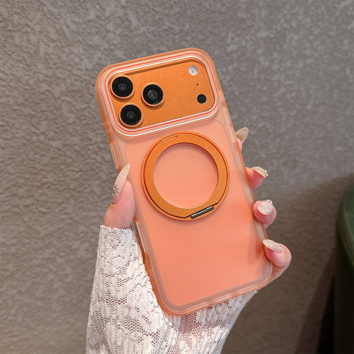 Funda Magnética Mate para Celular con Soporte