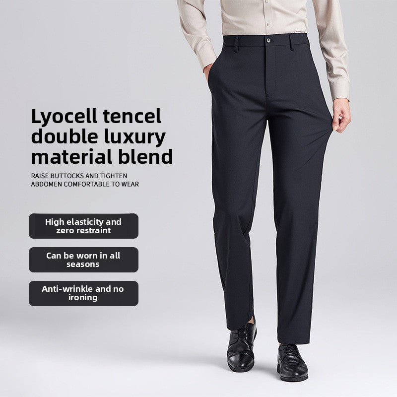 Pantalón Recto Casual de Vestir para Hombre