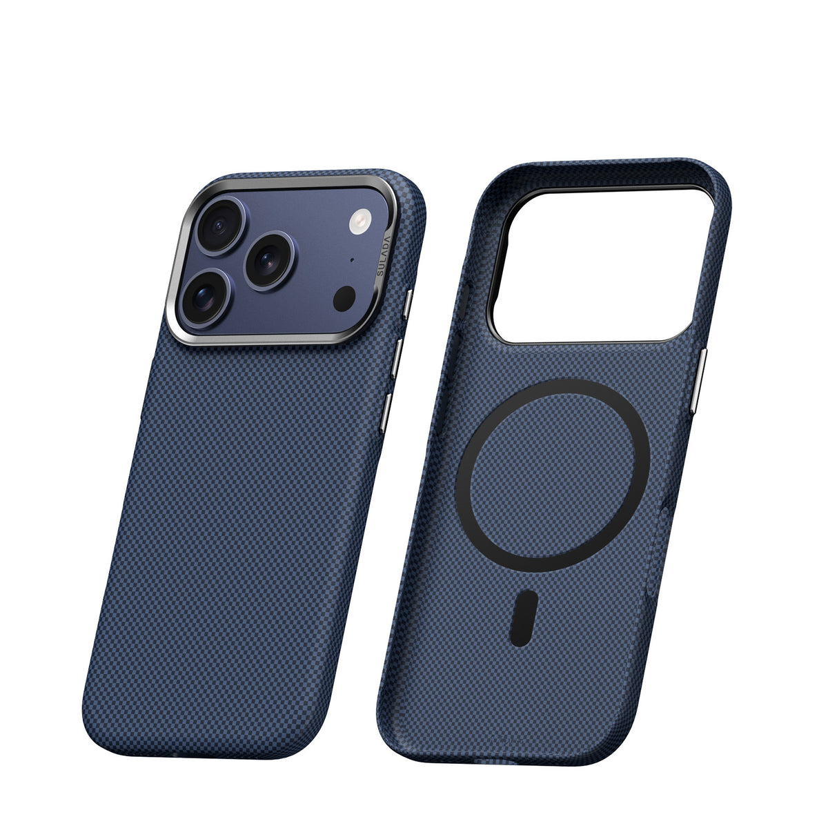 Funda Magnética Tejida para Celular con Soporte Giratorio