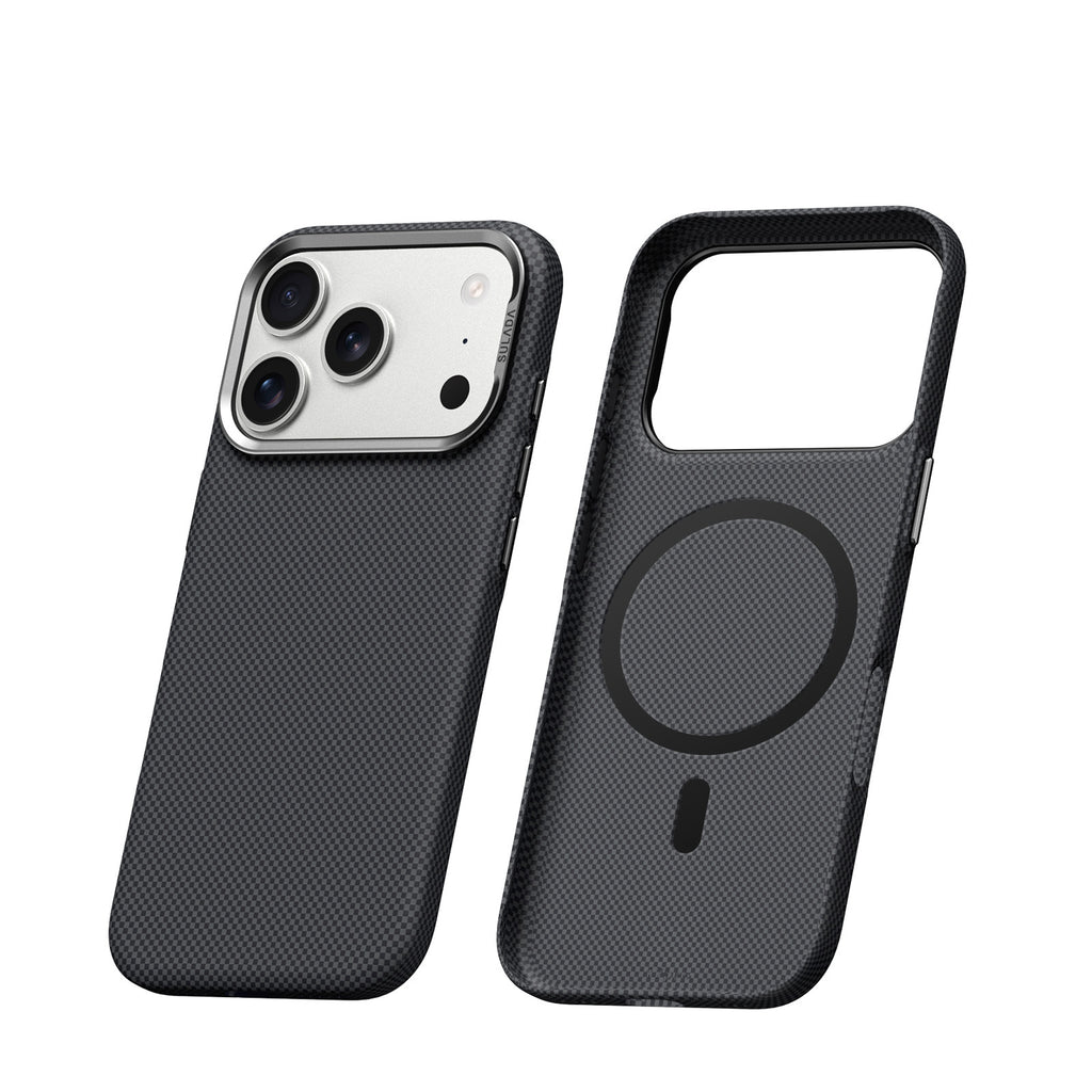 Funda Magnética Tejida para Celular con Soporte Giratorio