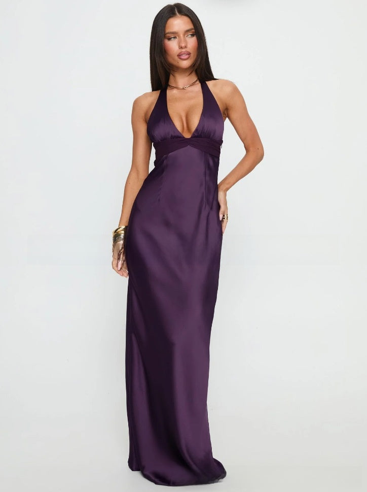Vestido Ajustado con Escote en V