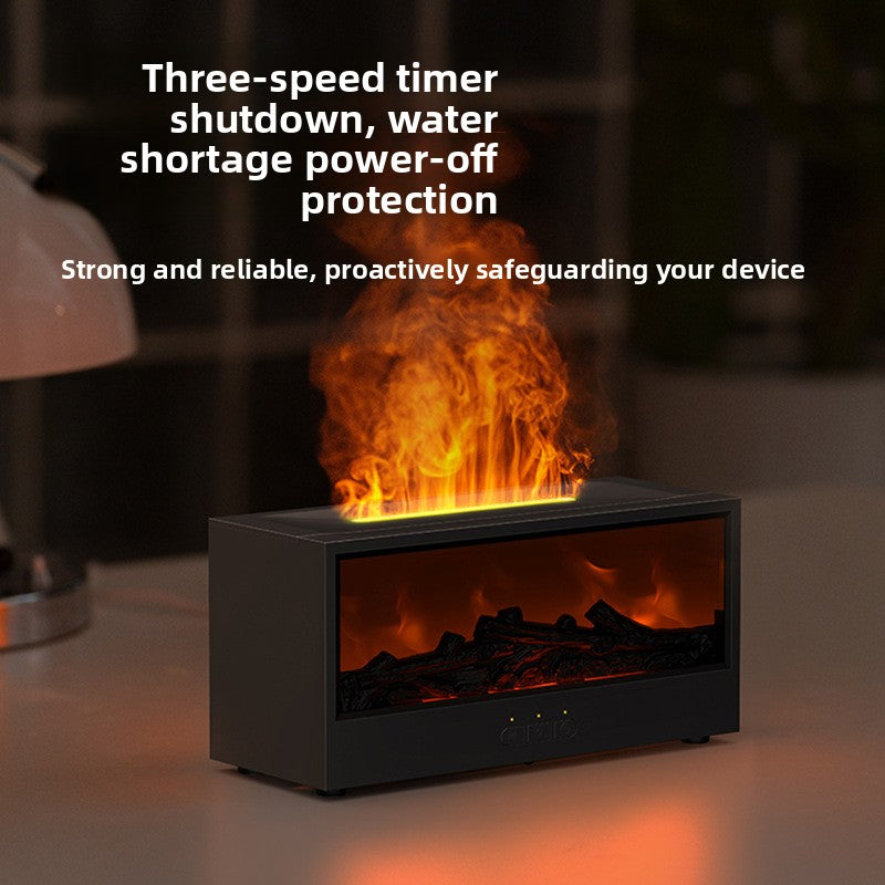 Humidificador de Aromaterapia con Efecto Llama