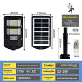 Solar Motion Sensor Wall Light with Remote