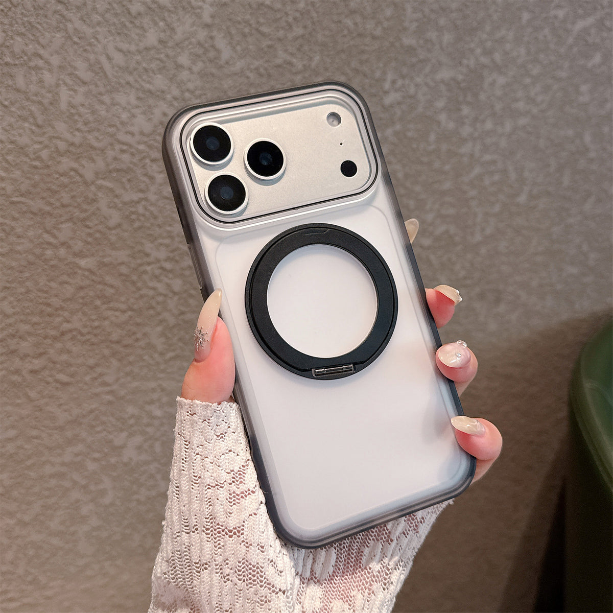 Funda Magnética Mate para Celular con Soporte