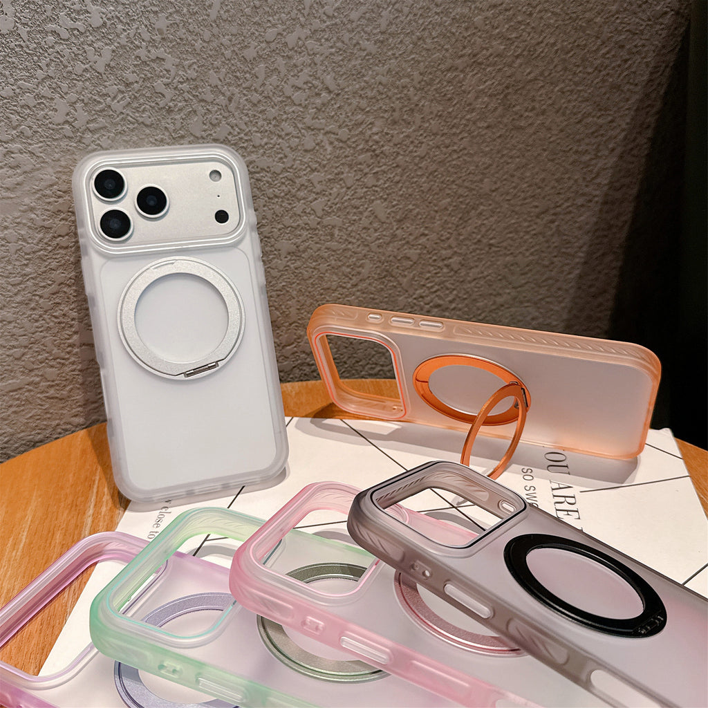 Funda Magnética Mate para Celular con Soporte